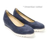 Pump Blauw nubuck 100203 Softwaves